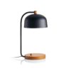 Lex Black Dome USB Desk Lamp