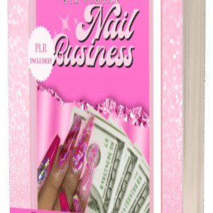 PLR eBook - Nail Business, Canva eBook Template, DFY, Passive Income, Done For You, Resell