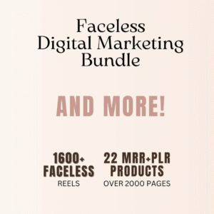 Faceless Digital Marketing bundle