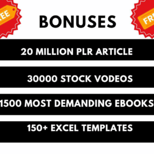 3 Million+ Ebooks + 3 Million PLR Articles