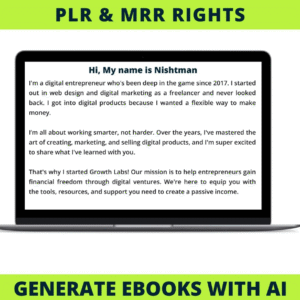 New Generate a complete eBook with AI