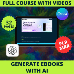 New Generate a complete eBook with AI